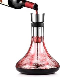 Soluciona problemas comunes al usar decantadores de vino