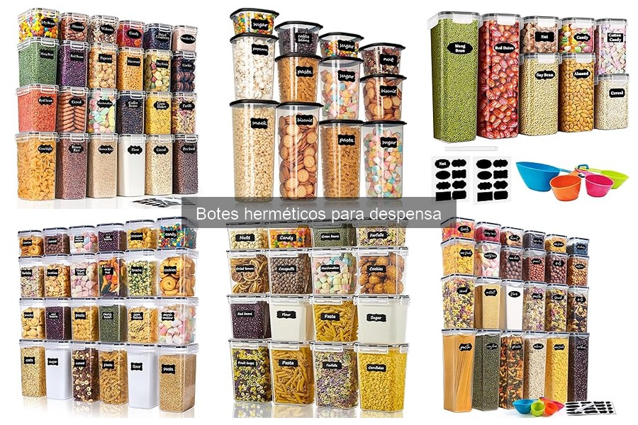 Botes herméticos: beneficios y funciones esenciales para tu cocina
