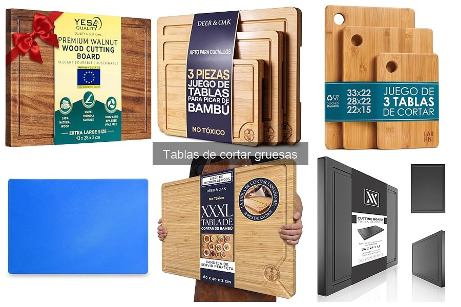 Cómo elegir la tabla de cortar gruesa perfecta para tu cocina
