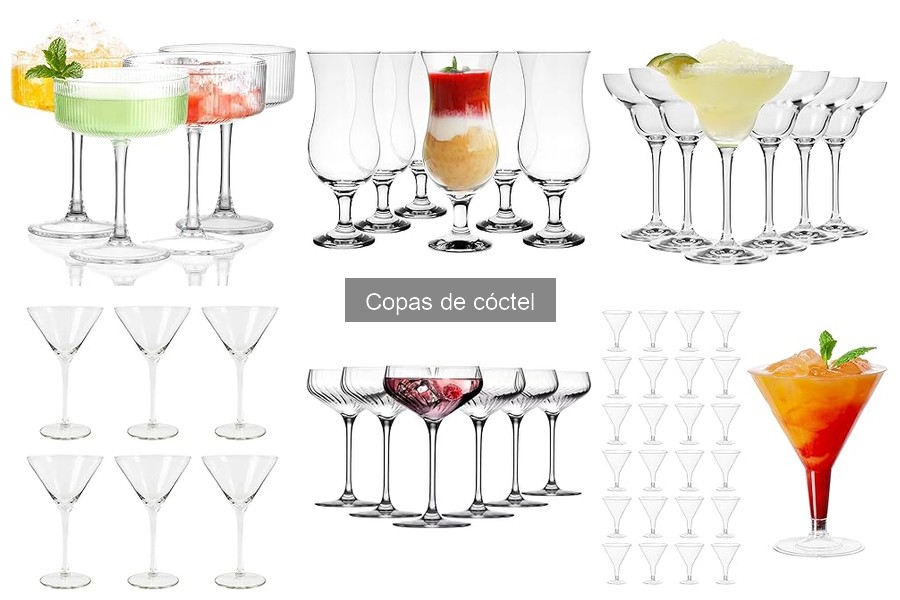 Cómo elegir las mejores copas de cóctel para tu hogar