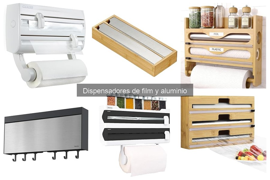 Cómo instalar y usar dispensadores de film y aluminio