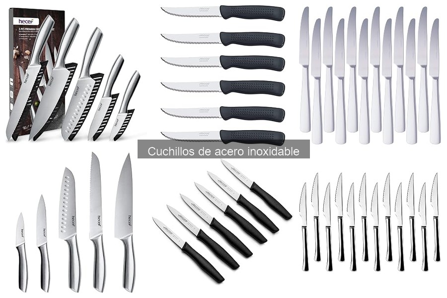 Cómo mantener y afilar cuchillos de acero inoxidable eficientemente