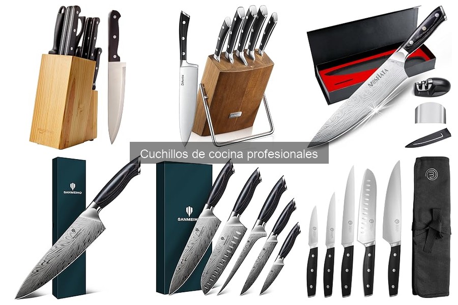 Cómo mantener y afilar cuchillos de cocina profesionales