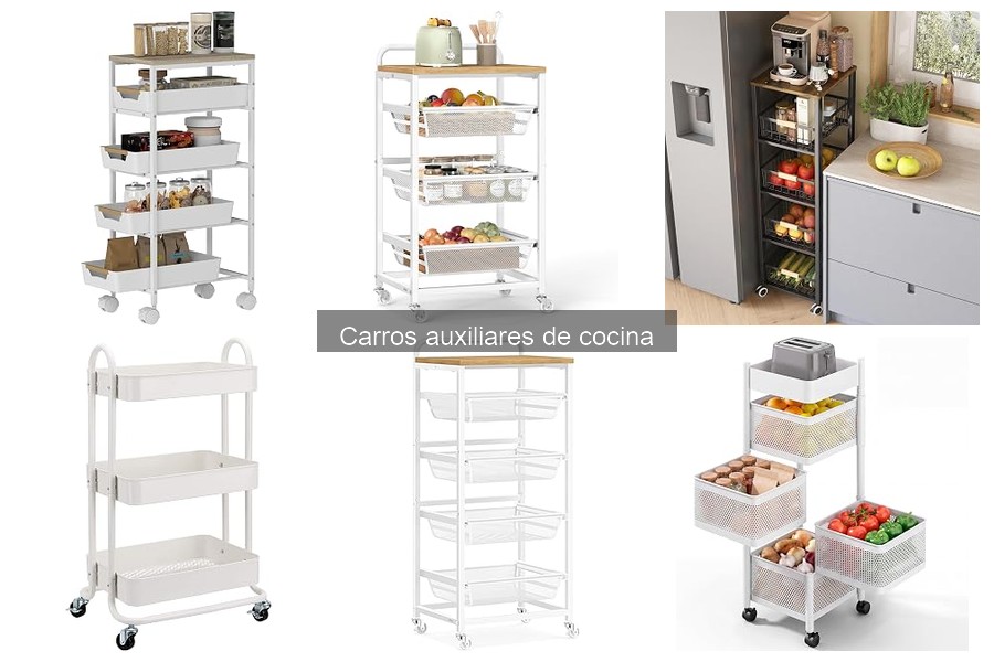 Cómo mantener y limpiar un carro auxiliar de cocina