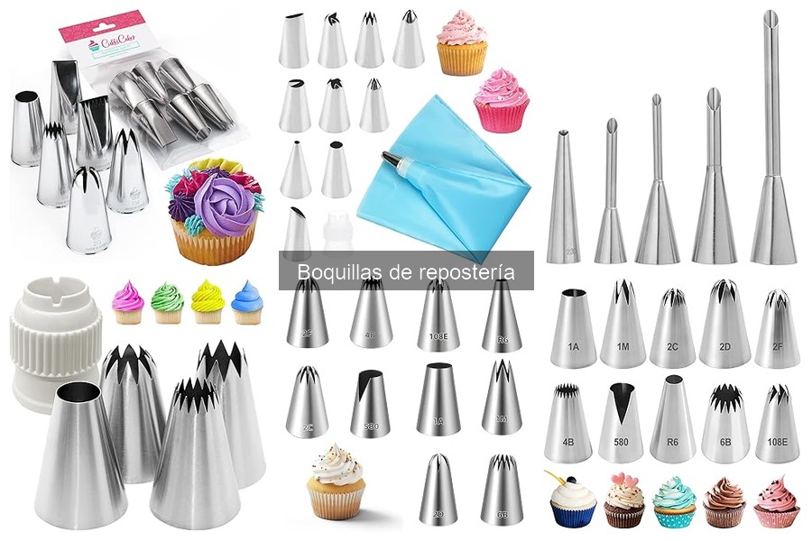 Cómo usar boquillas de repostería para decorar con estilo
