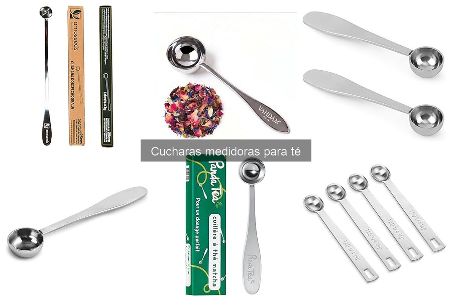 Cómo usar correctamente cucharas medidoras para té