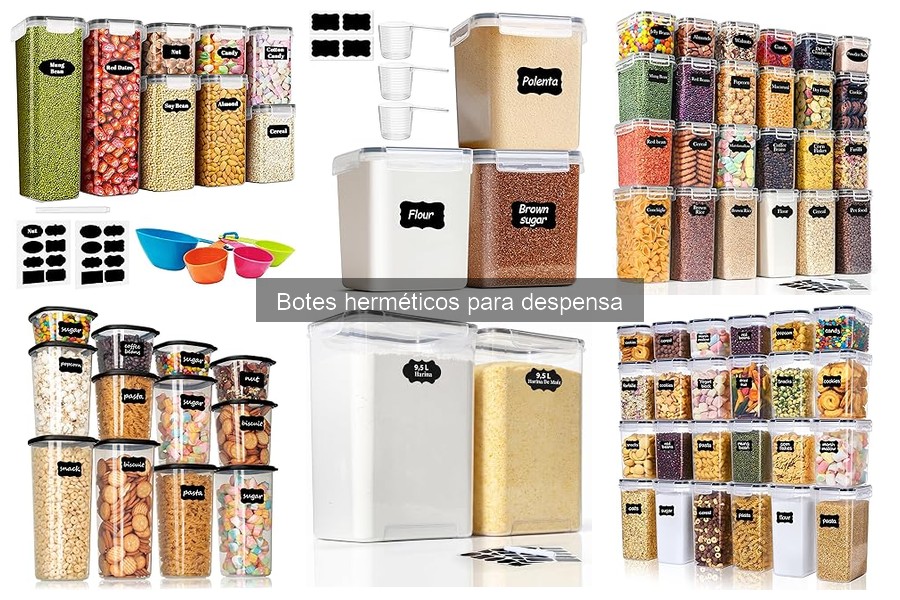 Comparativa de las Mejores Marcas de Botes Herméticos para Despensa