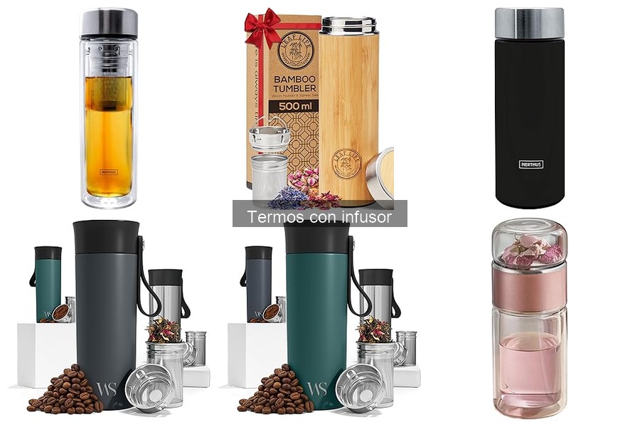 Comparativa de los mejores termos con infusor del 2023