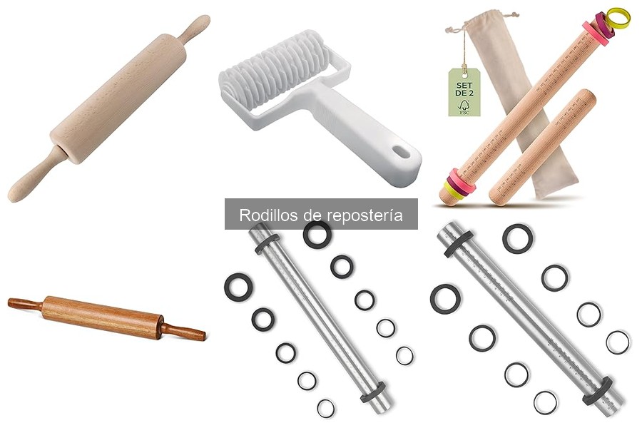 Comparativa de Rodillos de Repostería: Madera vs Silicona
