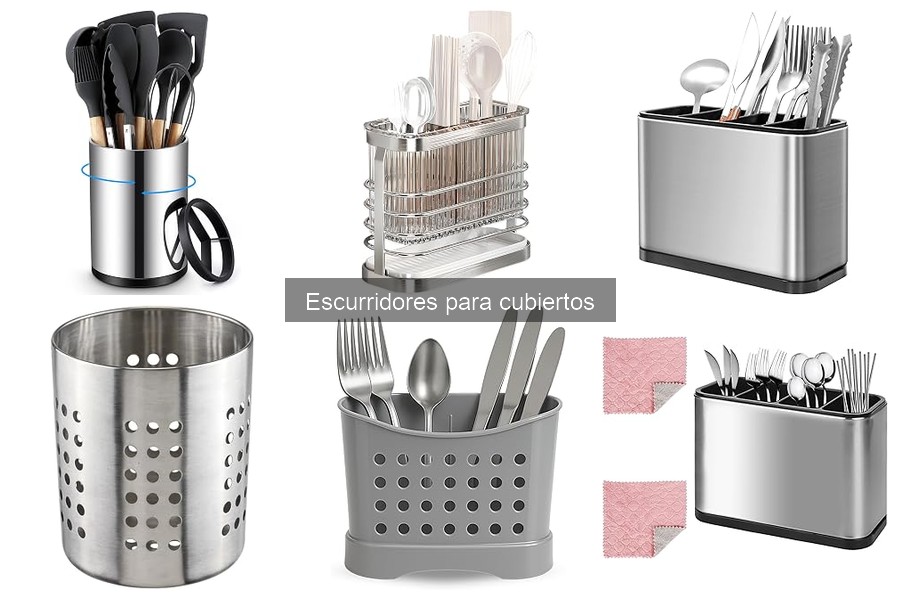 Escurridores para cubiertos: beneficios y funciones esenciales