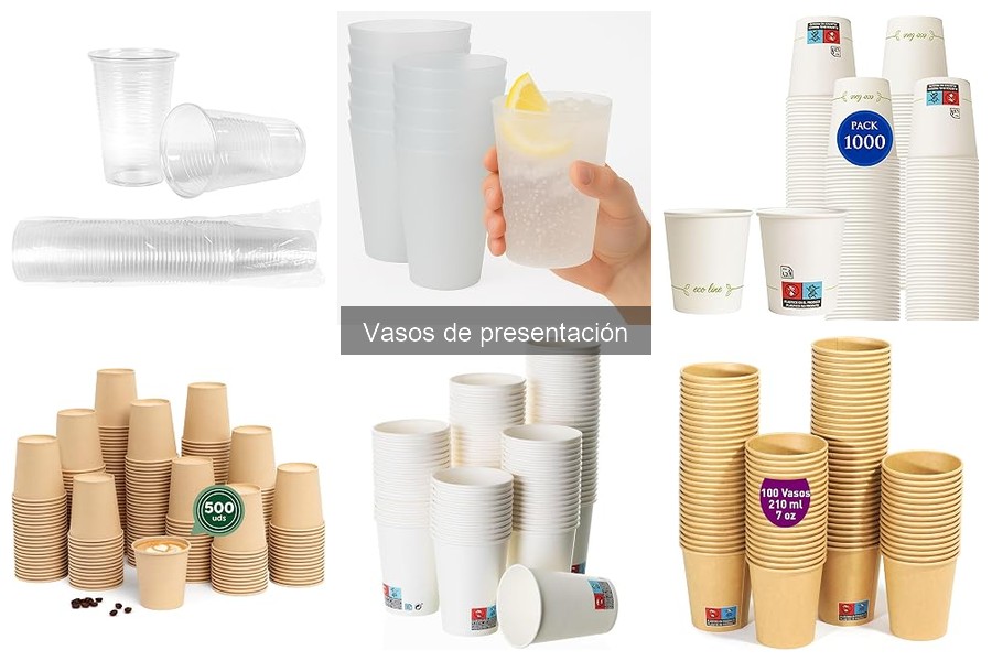 Guía de compra de vasos de presentación para eventos 2026