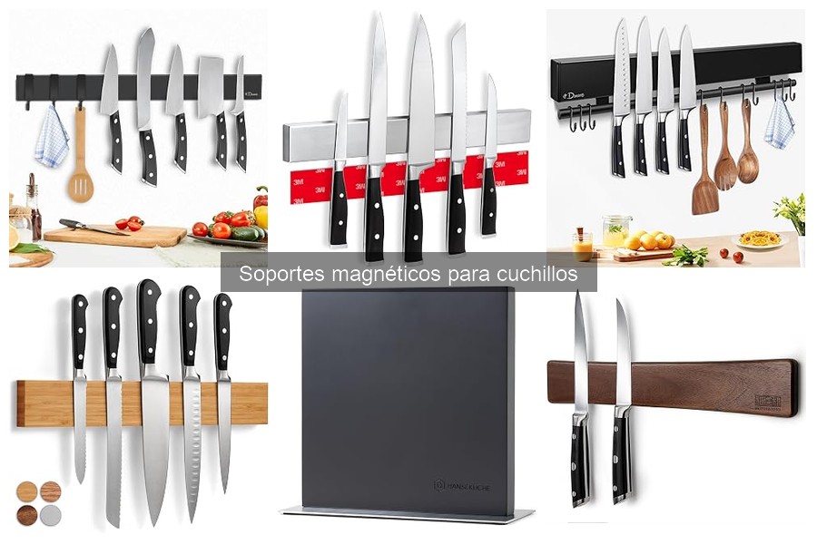Guía de Instalación y Mantenimiento de Soportes Magnéticos para Cuchillos