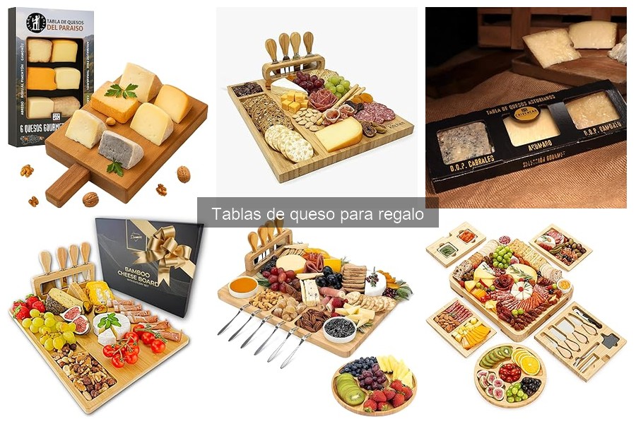 Las mejores tablas de queso para regalo en 2026