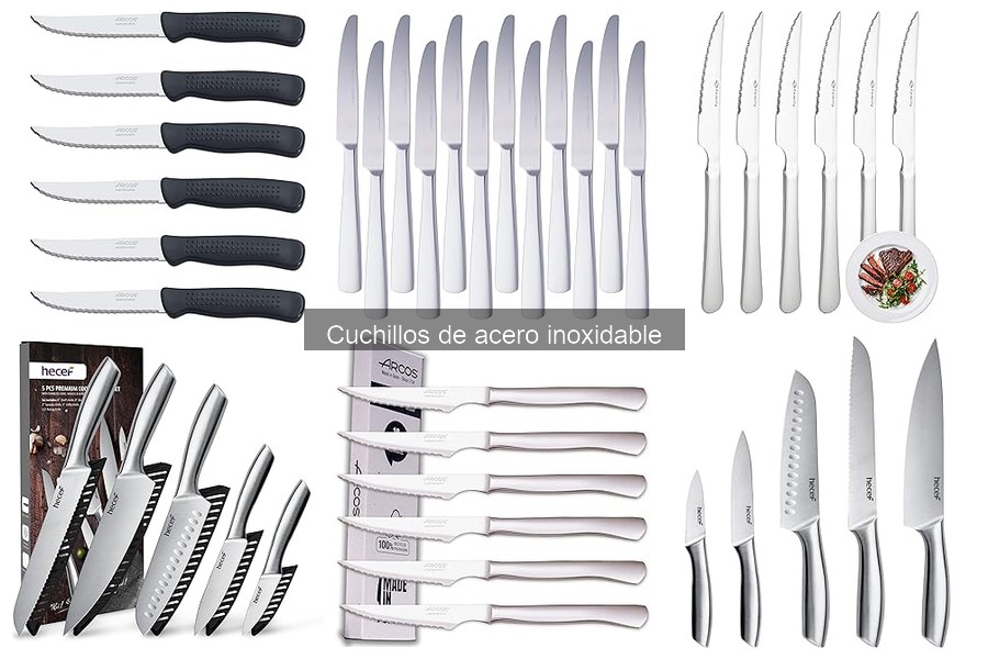 Mejor cuchillo de acero inoxidable para principiantes en cocina