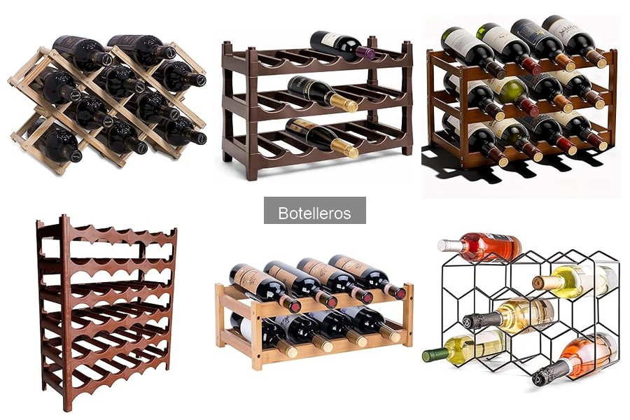 Mejores botelleros para vino en casa: comparativa 2026
