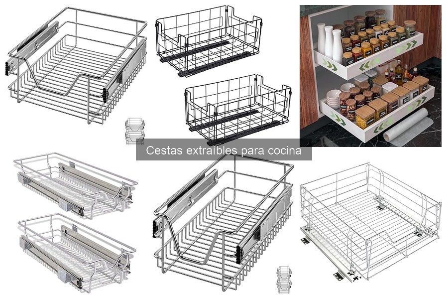 Mejores Cestas Extraíbles para Cocina: Comparativa de Materiales
