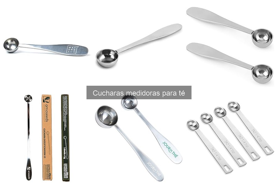 Mejores cucharas medidoras para té: comparativa de materiales