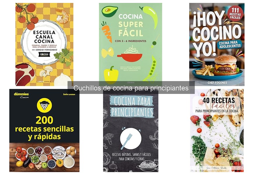 Mejores cuchillos de cocina para principiantes en 2026