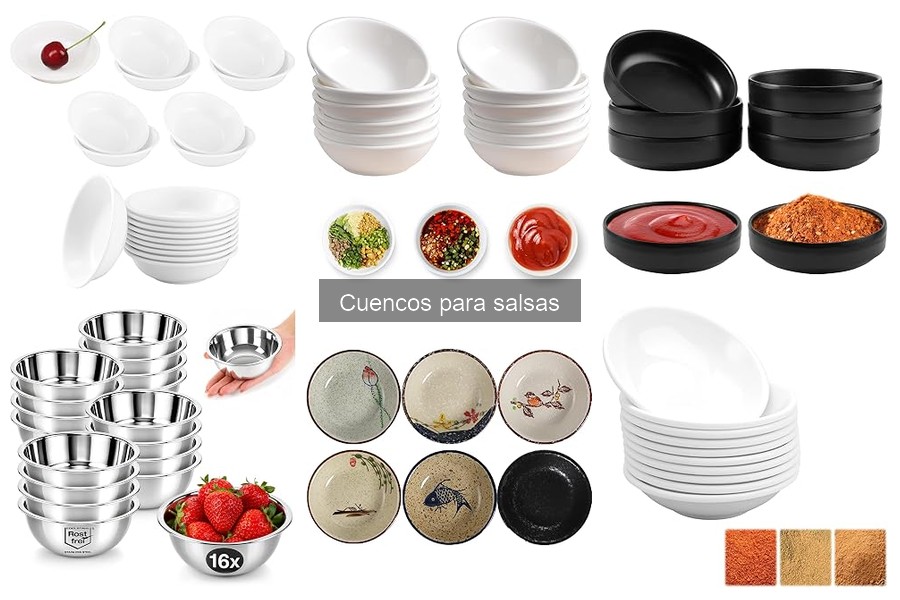 Mejores cuencos para salsas: comparativa 2026
