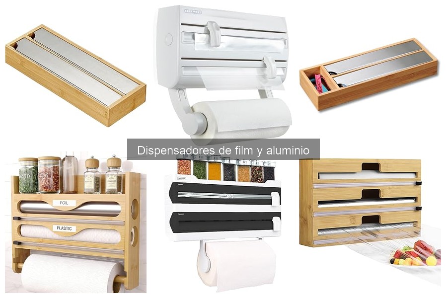 Mejores dispensadores de film y aluminio para el hogar 2026