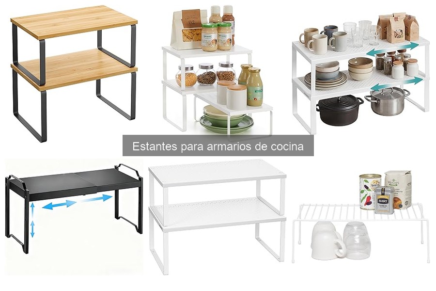 Mejores estantes para armarios de cocina en 2026