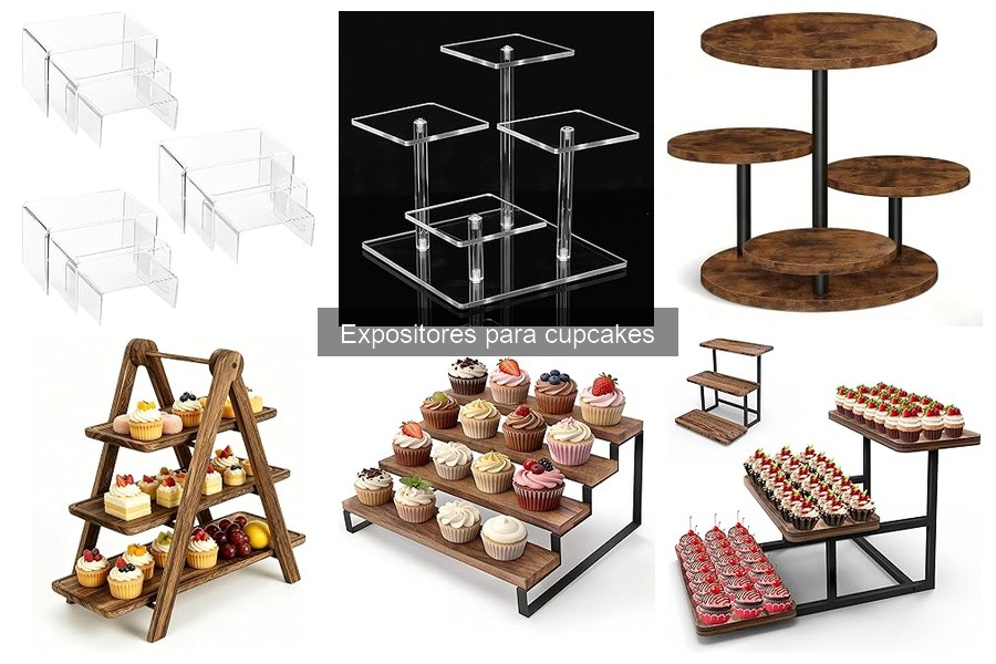 Mejores expositores para cupcakes en fiestas | Comparativa 2026