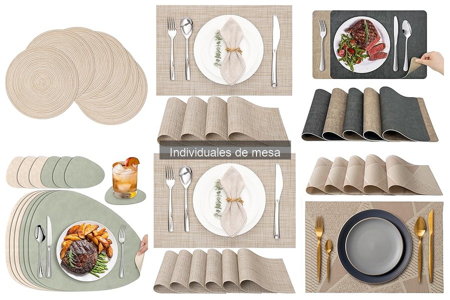 Mejores individuales de mesa para cenas formales en 2026