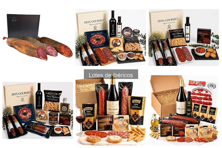 Mejores lotes de ibéricos para regalar en ocasiones especiales