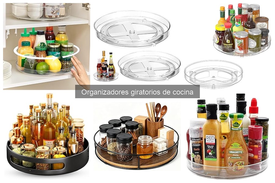 Mejores organizadores giratorios para cocinas pequeñas en 2026