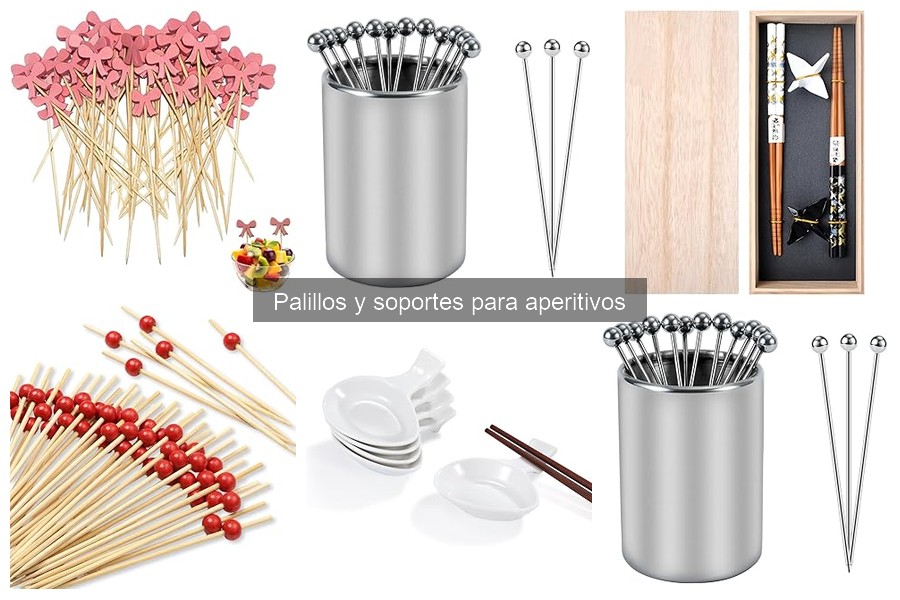 Mejores palillos y soportes para aperitivos según la ocasión