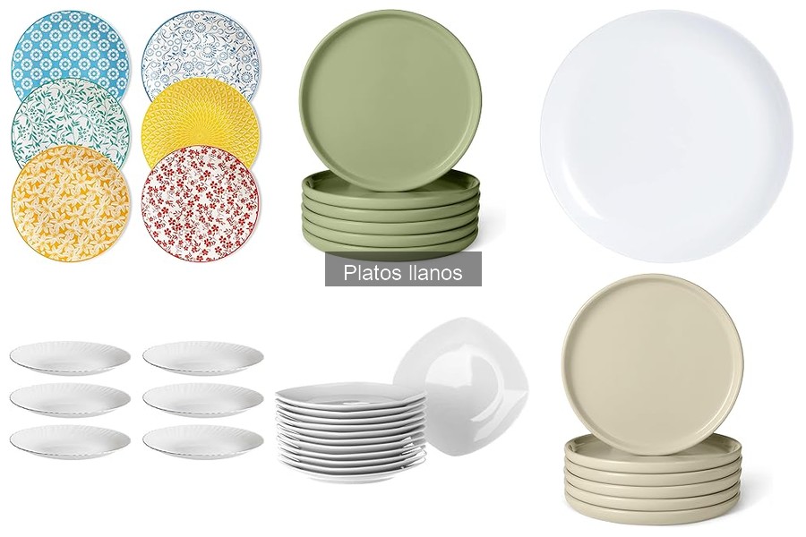 Mejores platos llanos para cenar en casa: comparativa 2026