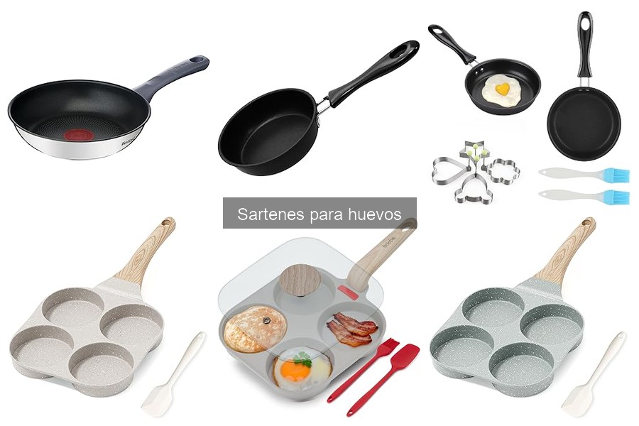 Mejores sartenes para cocinar huevos en 2026: comparativa