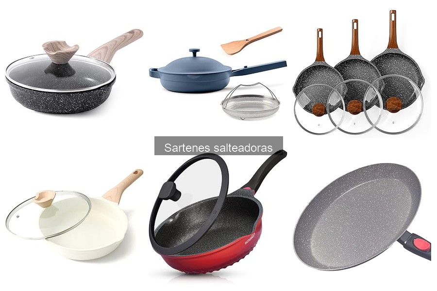 Mejores sartenes salteadoras para cocinar en casa 2026