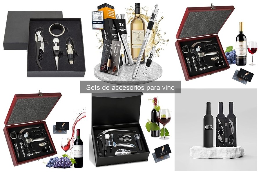 Mejores sets de accesorios para vino en 2026