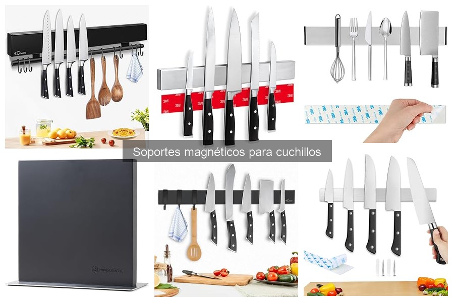 Mejores soportes magnéticos para cuchillos en 2026
