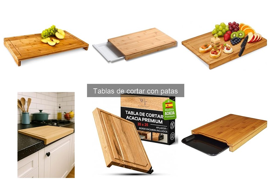 Mejores tablas de cortar con patas para cocineros aficionados