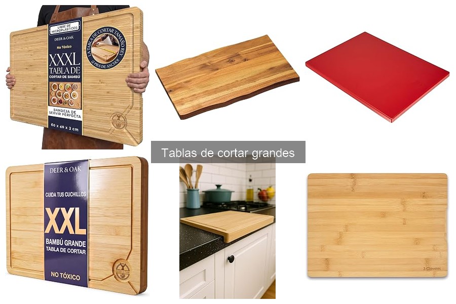 Mejores tablas de cortar grandes para cocina gourmet 2026