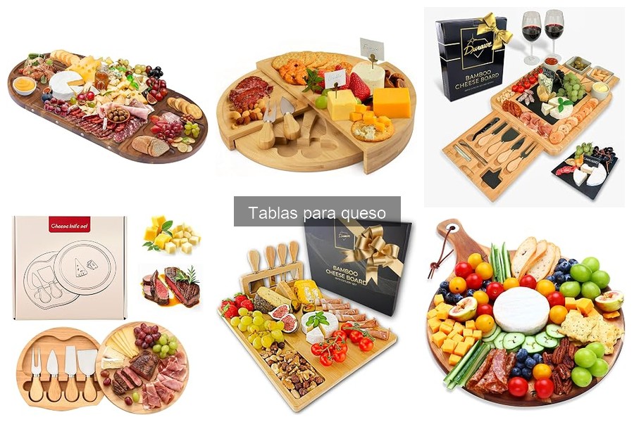 Mejores tablas para queso: Comparativa de materiales y diseños