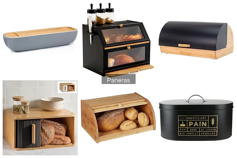 Mejores tipos de paneras para conservar el pan fresco