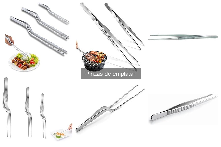 Pinzas de Emplatar: ¿Qué son y cómo se usan en cocina gourmet?