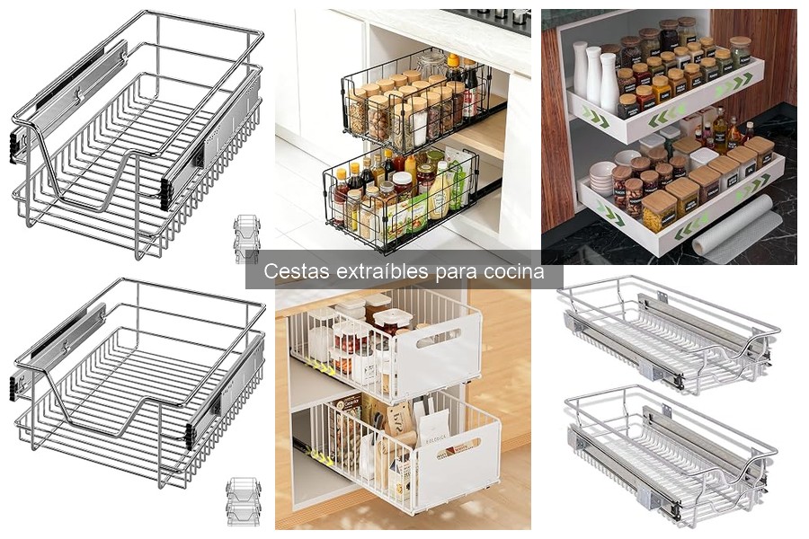Problemas comunes con cestas extraíbles en cocina y soluciones