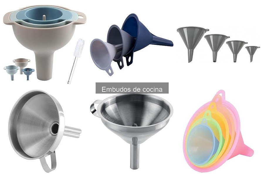Problemas comunes con embudos de cocina y soluciones