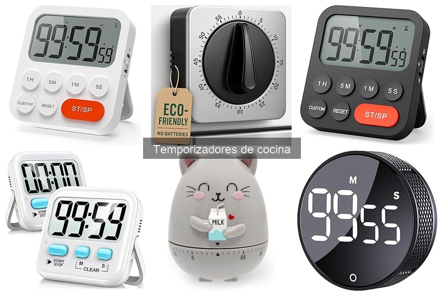 Problemas comunes con temporizadores de cocina y soluciones