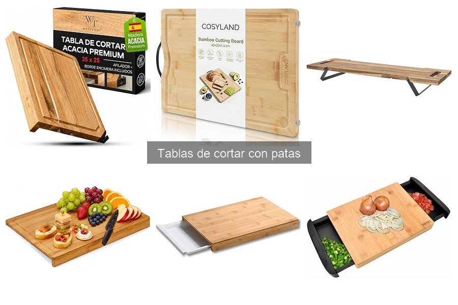 Problemas comunes y soluciones para tablas de cortar con patas