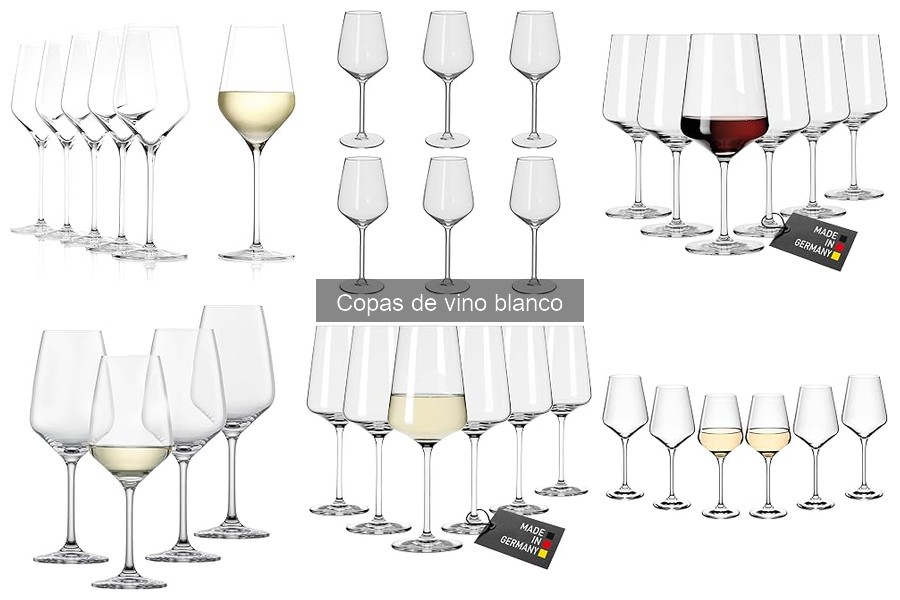 ¿Qué considerar al comprar copas de vino blanco?