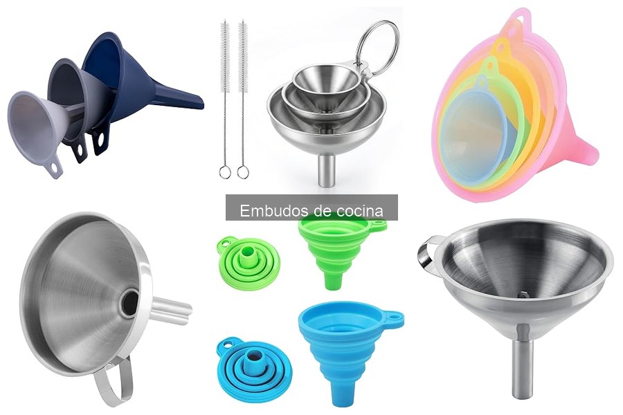 ¿Qué son los embudos de cocina? Tipos y usos explicados