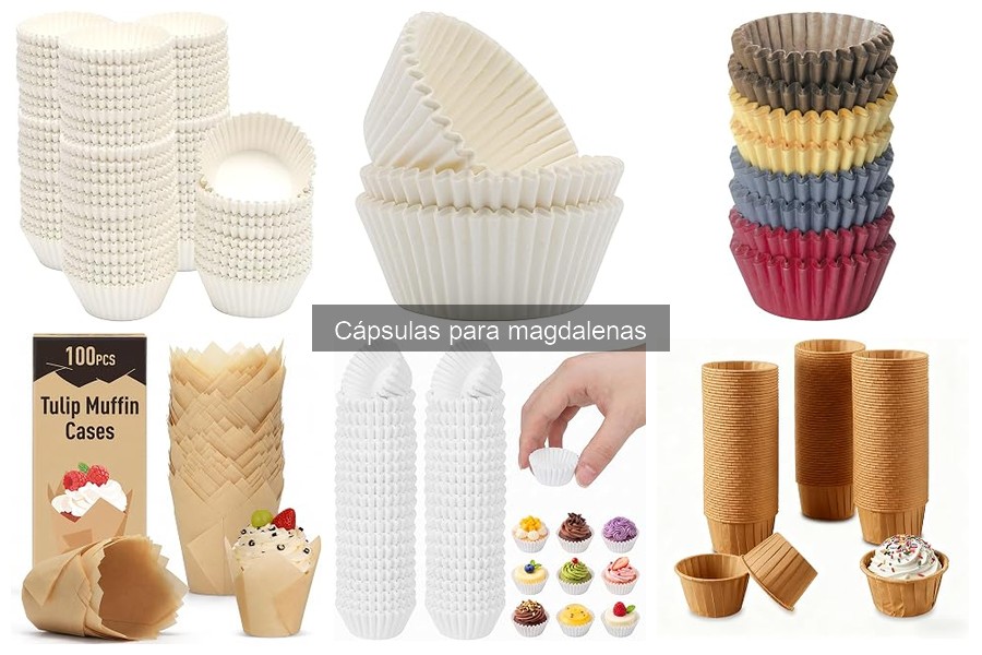 Tipos de cápsulas para magdalenas: papel, silicona y más