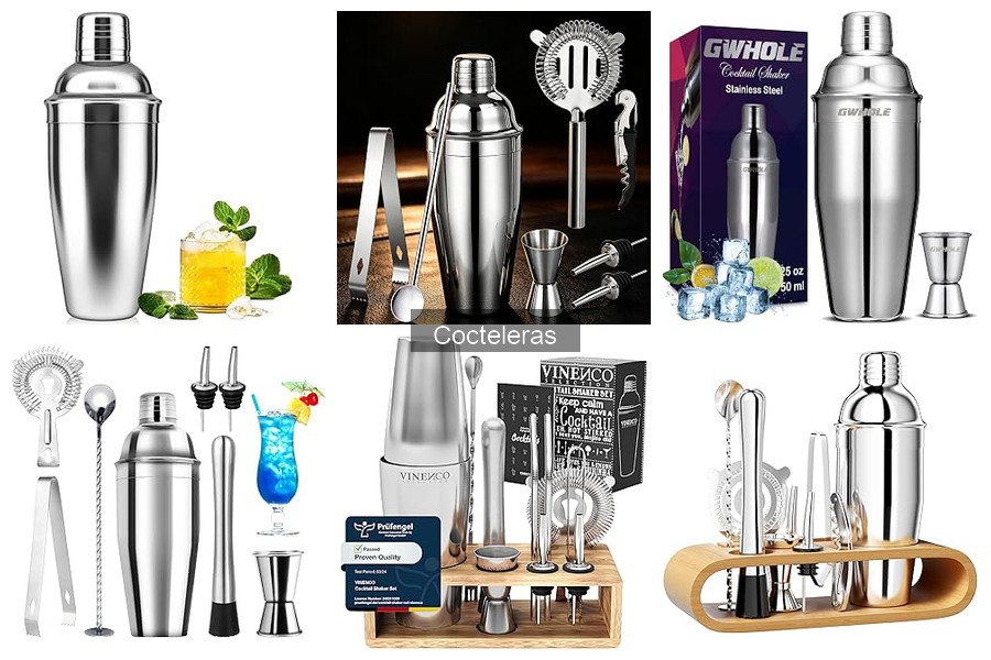 Tipos de Cocteleras y Sus Usos en la Preparación de Cócteles
