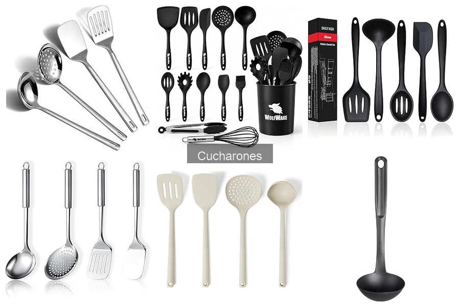 Tipos de cucharones: definición y variedades para tu cocina
