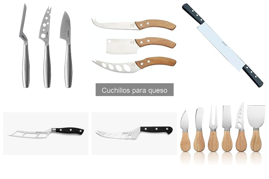 Tipos de cuchillos para queso: Guía completa 2026